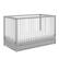 Alt View 11. Graco - Teddi 5-in-1 Convertible Crib with Drawer - Pebble Gray/White.