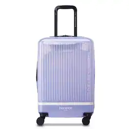 Delsey - Florence by Mills Gotta Glow Expandable 20" Carry-On Spinner Upright - Translucent Lavender