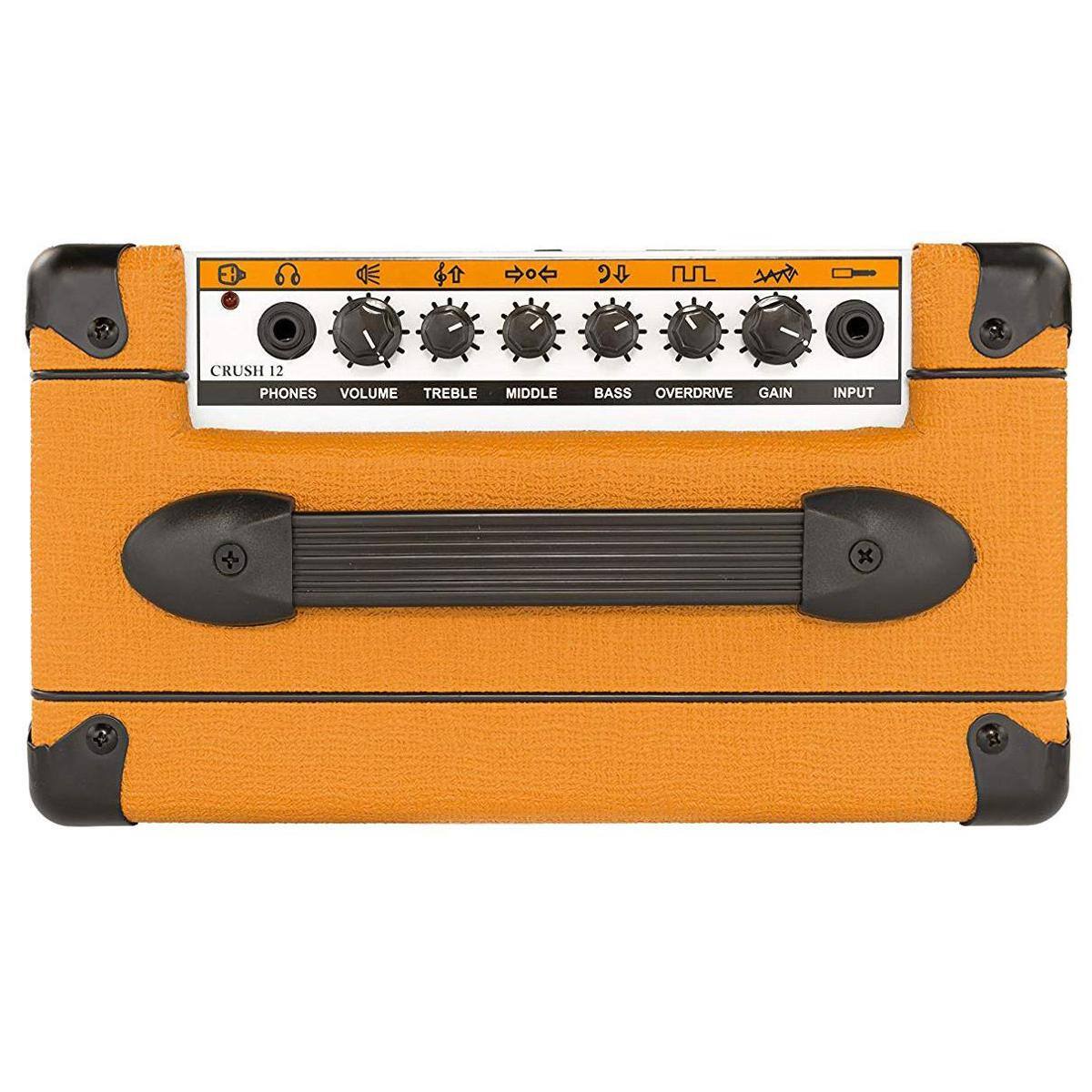 24  
CRUSH 12  
PHONES VOLUME TREBLE MIDDLE BASS OVERDRIVE GAIN INPUT
