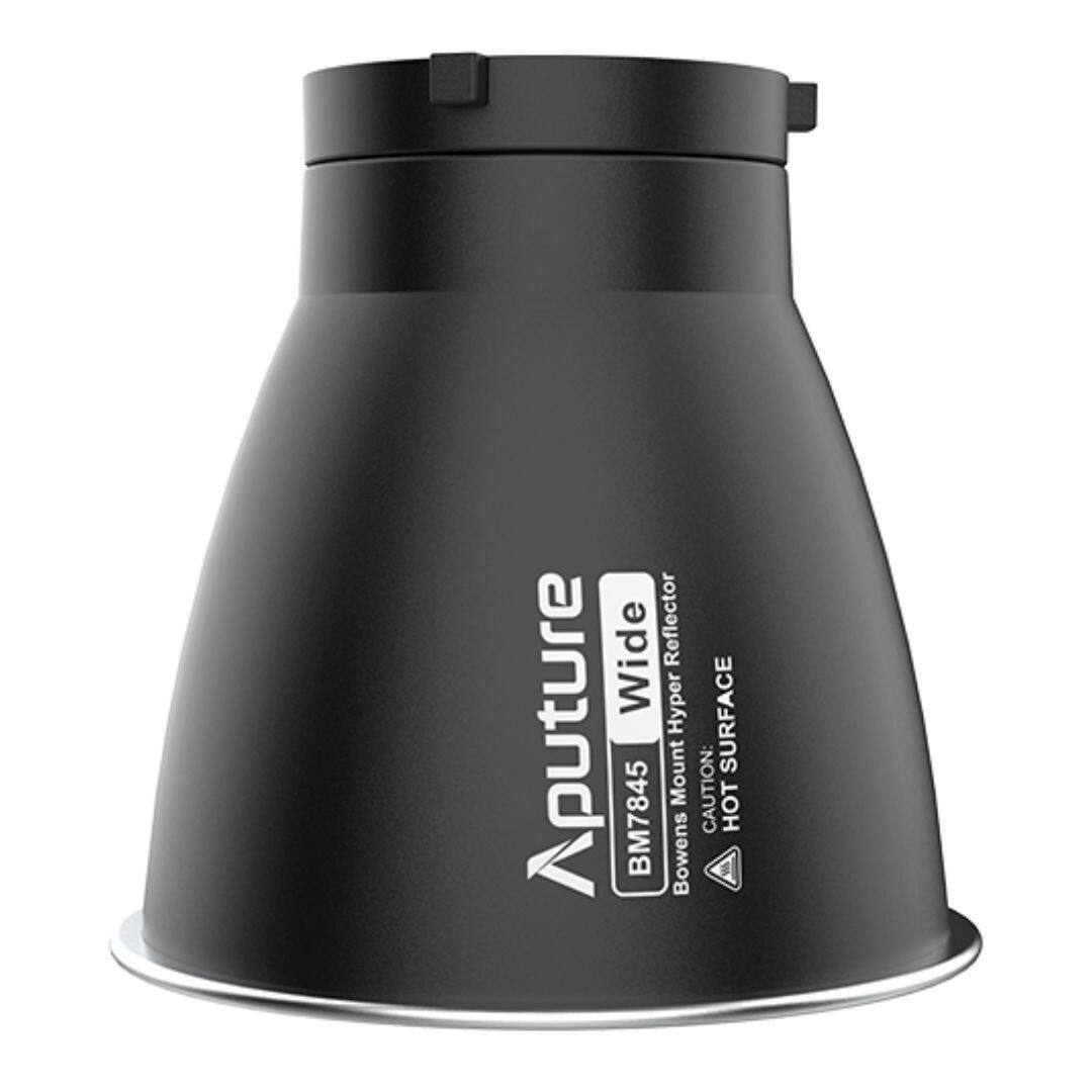 Aputure  
BM7845  
Wide Reflector  
Bowens Mount Hyper Reflector  
CAUTION: HOT SURFACE