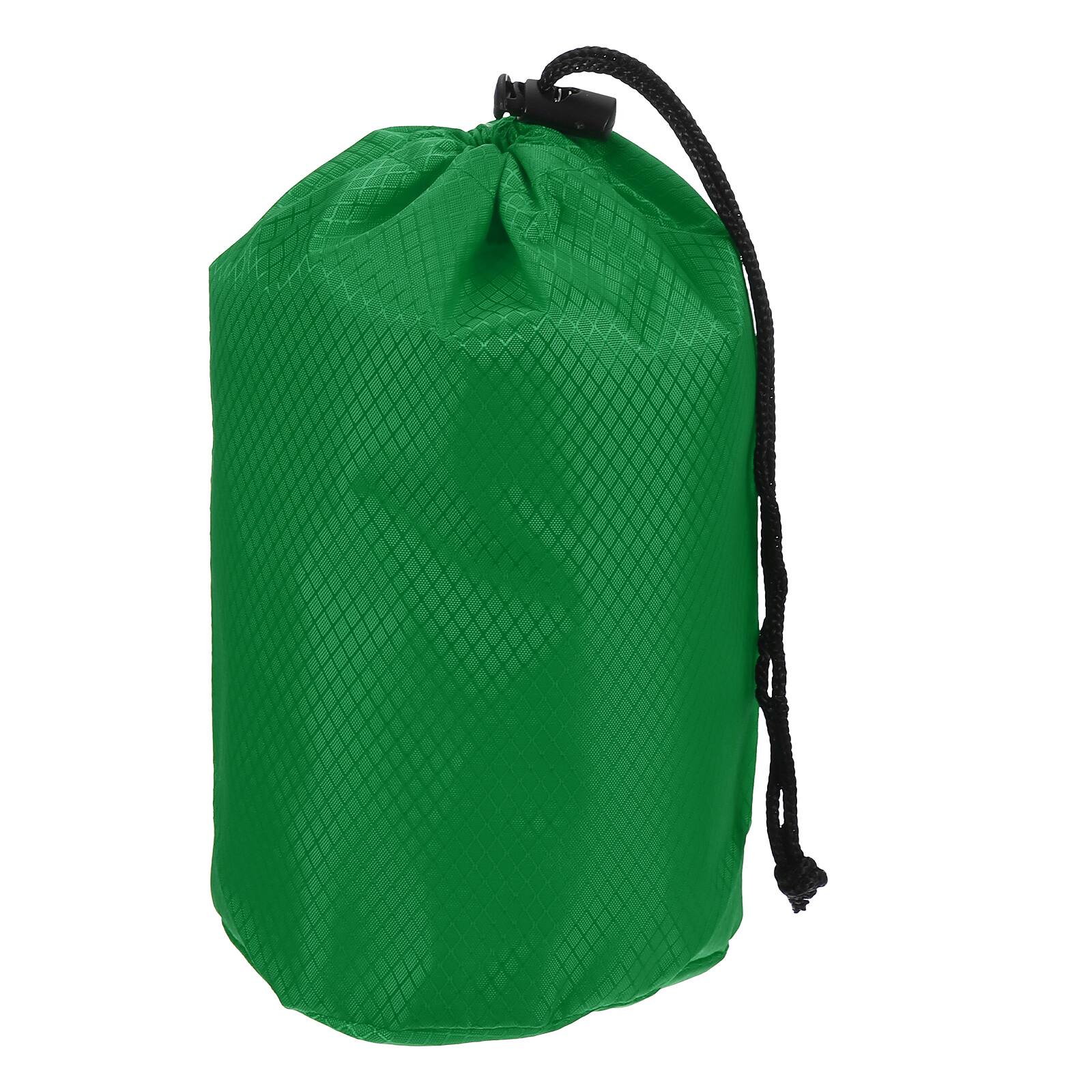 Unique Bargains - Stuff Sack, Portable Waterproof Ultralight Drawstring Dry Bag w/ Toggle, 4x8Inin, 1pc for Backpacking/Camping/Traveling - Dark Green