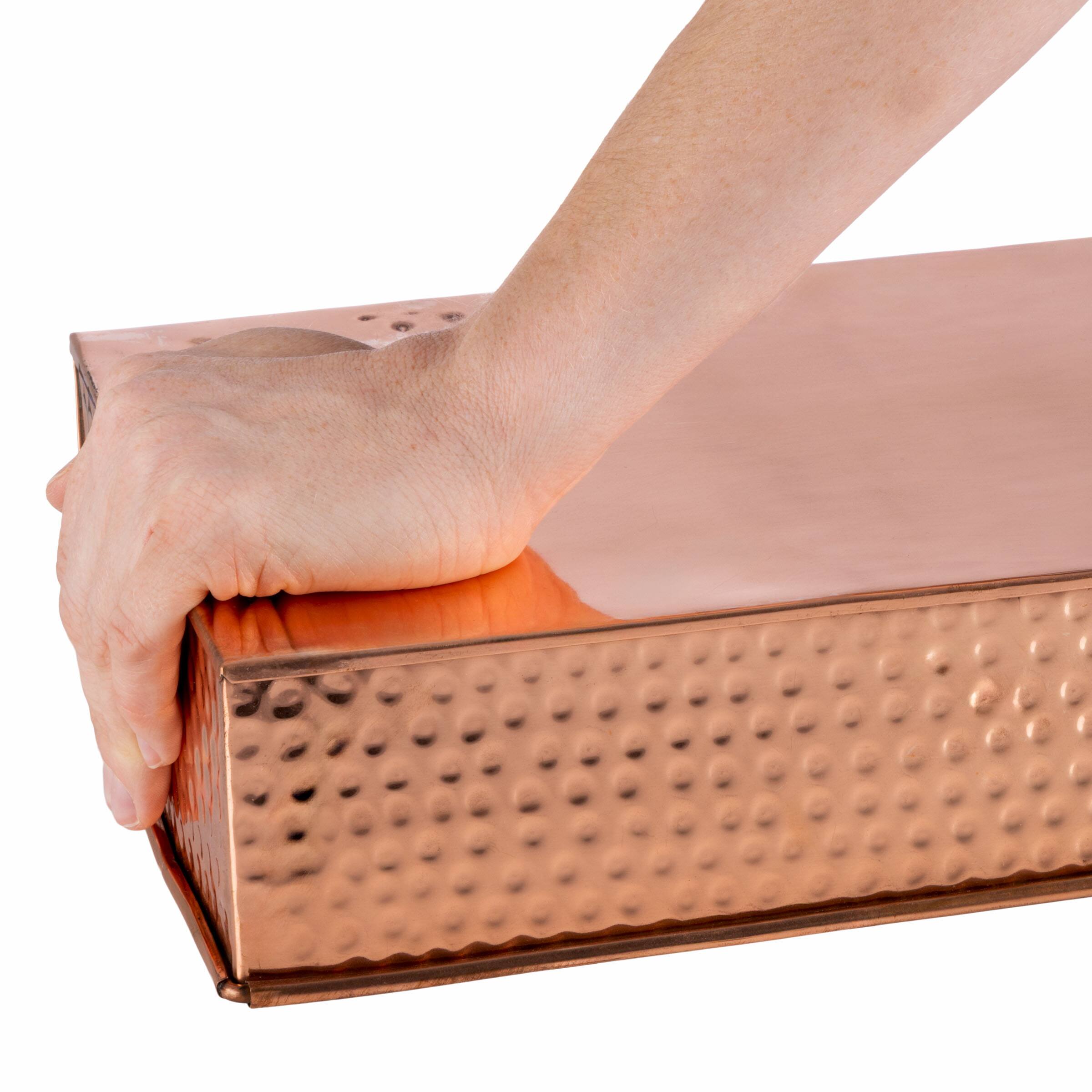 Alt View 6. Kings County Tools - Metal Seed Starter Tray - Copper.