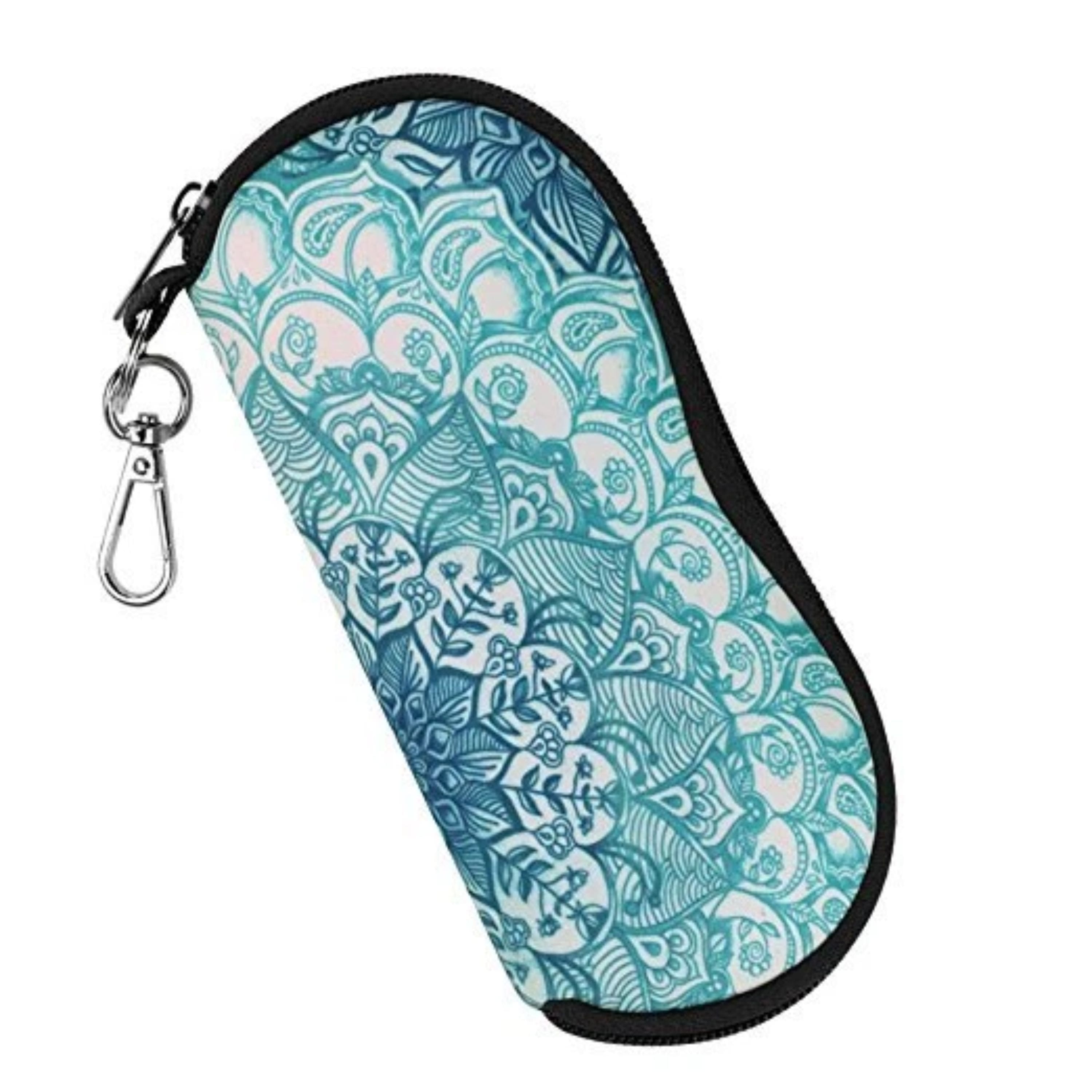 Kitcheniva - Portable Glasses Case With Carabiner Neoprene Zipper - Emerald Illusions price history on PriceWatchPro