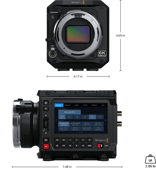 Blackmagic Design PYXIS 6K Full frame Box Camera (PL Mount) - Best Buy
