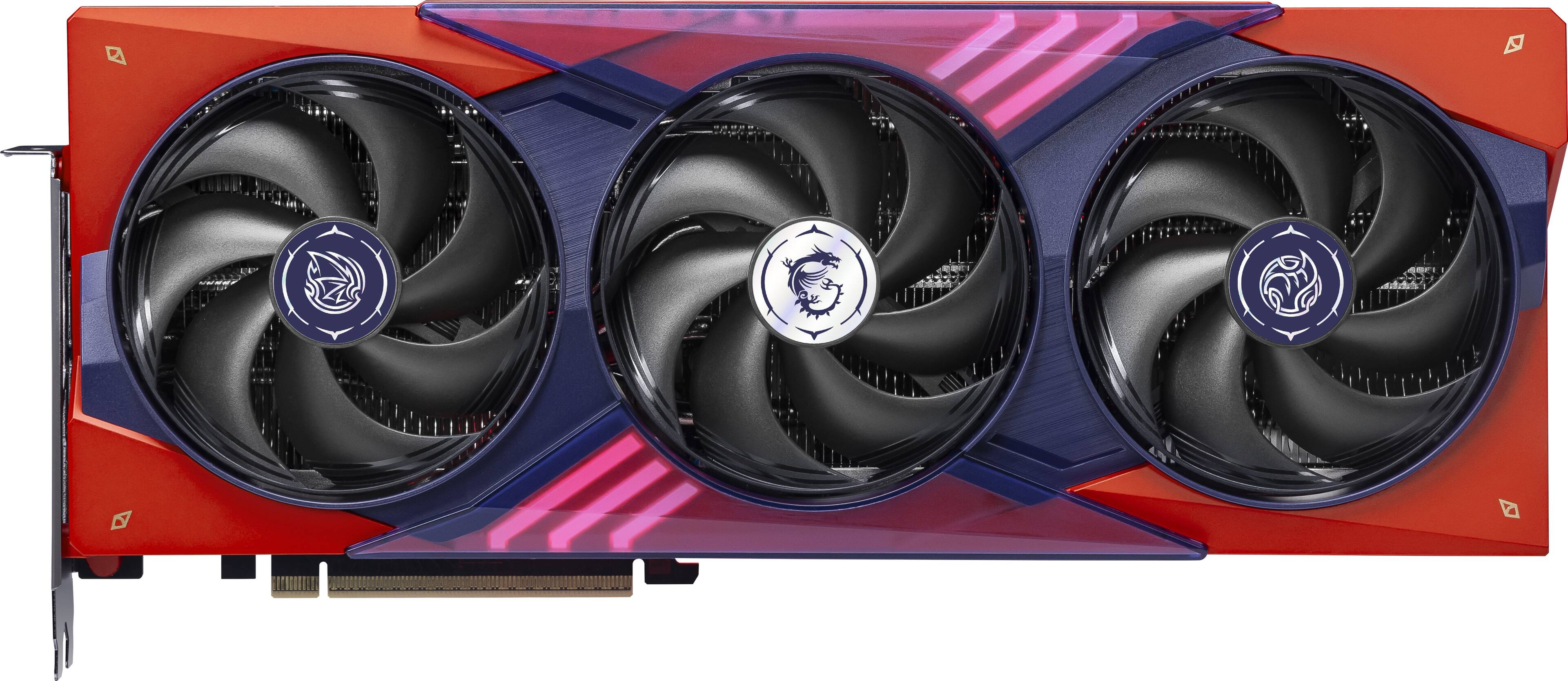 Alt View 1. MSI - NVIDIA GeForce RTX 5070 Ti 16G MLG EDITION OC 16GB GDDR7 PCI Express Gen 5 Graphics Card - Black/Red.