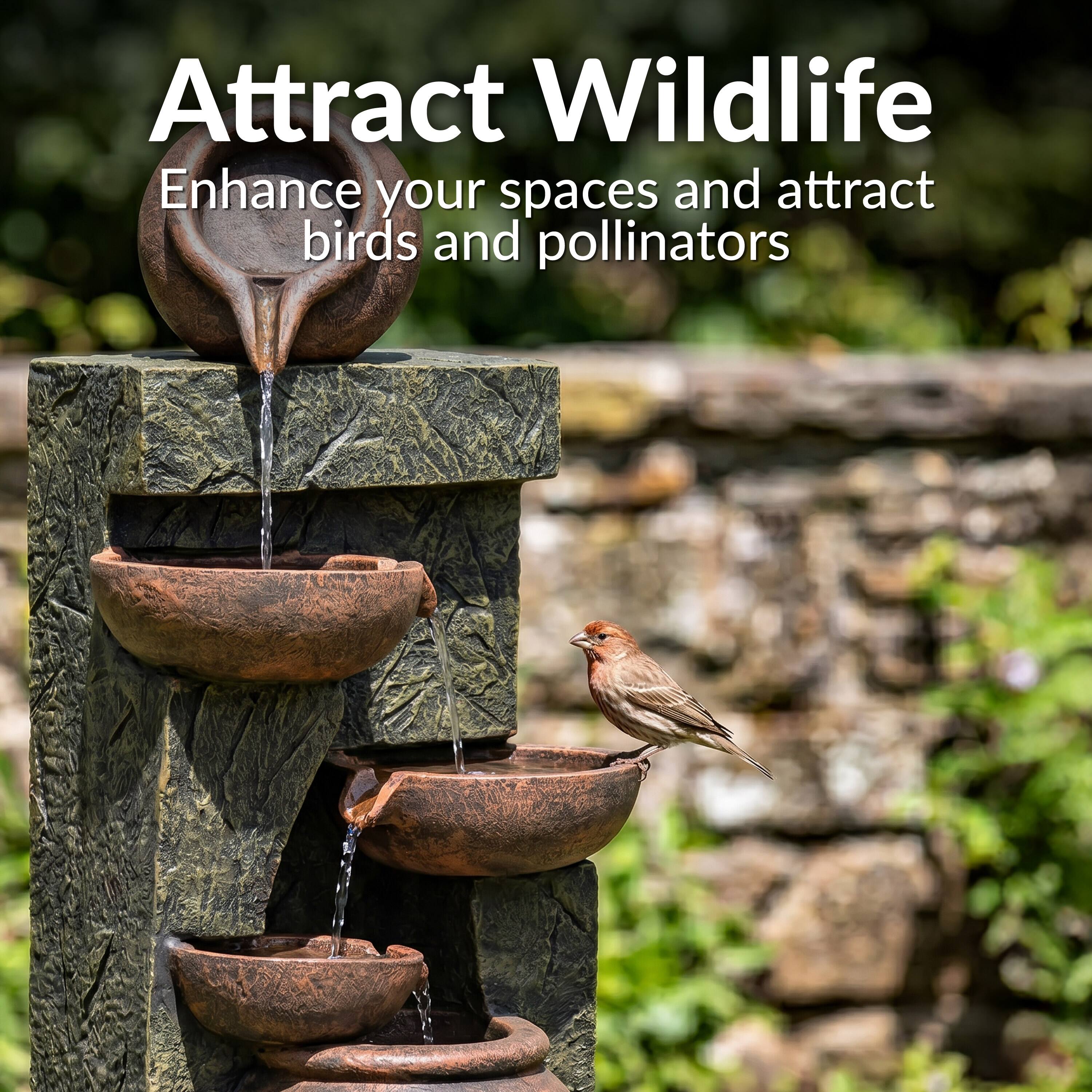 Attract Wildlife  
Enhance your spaces and attract birds and pollinators