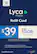 Nationwide 5G Network Lyca Mobile Refill Card $39 15GB at up to 5G speeds 30-Day Plan Please visit LycaMobile.com for CURRENT high speed data allowances included in each plan denomination. Unlimited Nationwide Talk, Text, & Data Unlimited International Talk & Text to 100 Countries LycaMobile.com