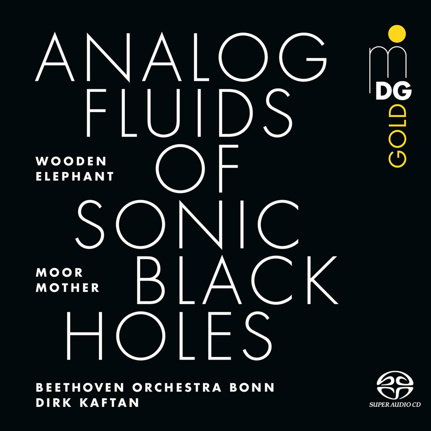 ANALOG FLUIDS OF SONIC BLACK HOLES

WOODEN ELEPHANT
MOOR MOTHER

BEETHOVEN ORCHESTRA BONN
DIRK KAFTAN

DG GOLD
SUPER AUDIO CD