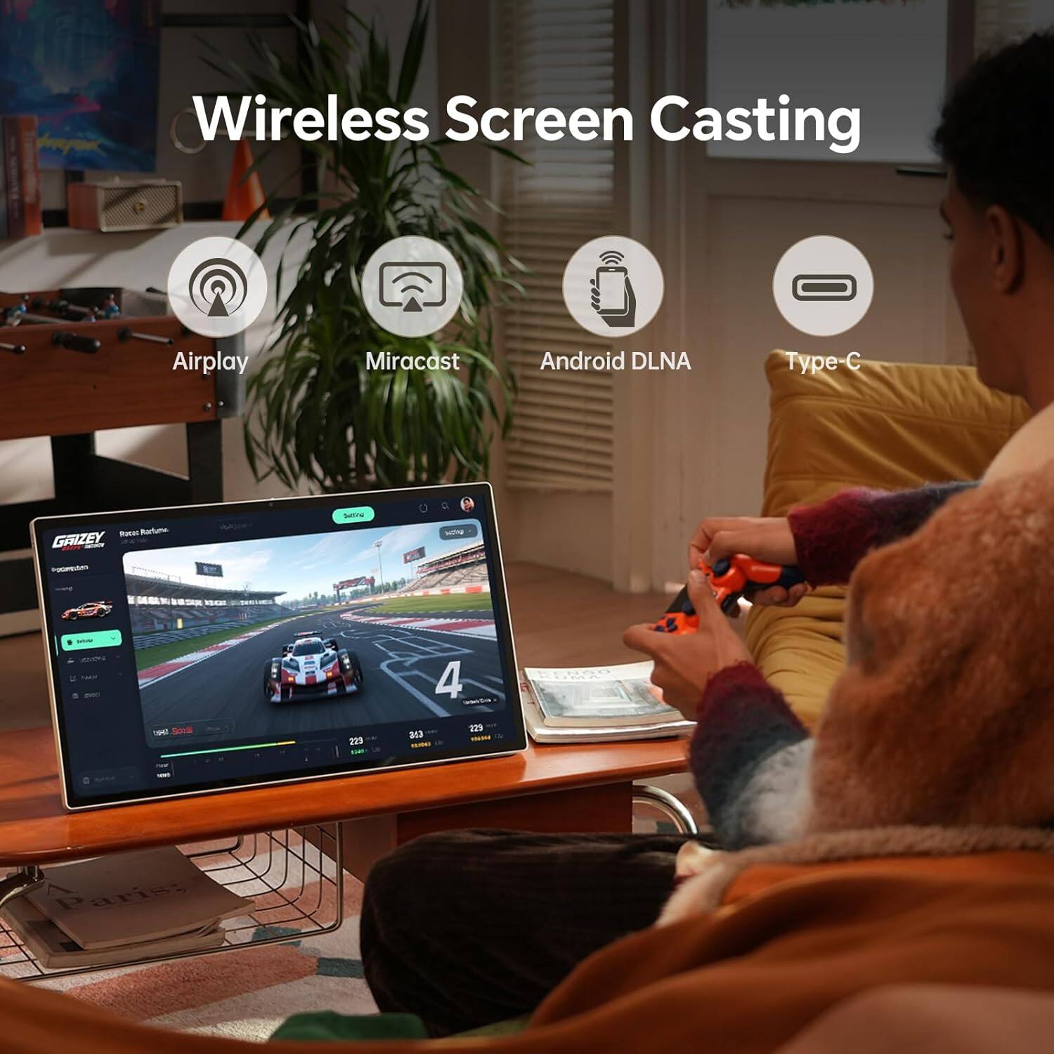 Wireless Screen Casting Airplay Miracast Android DLNA Type C