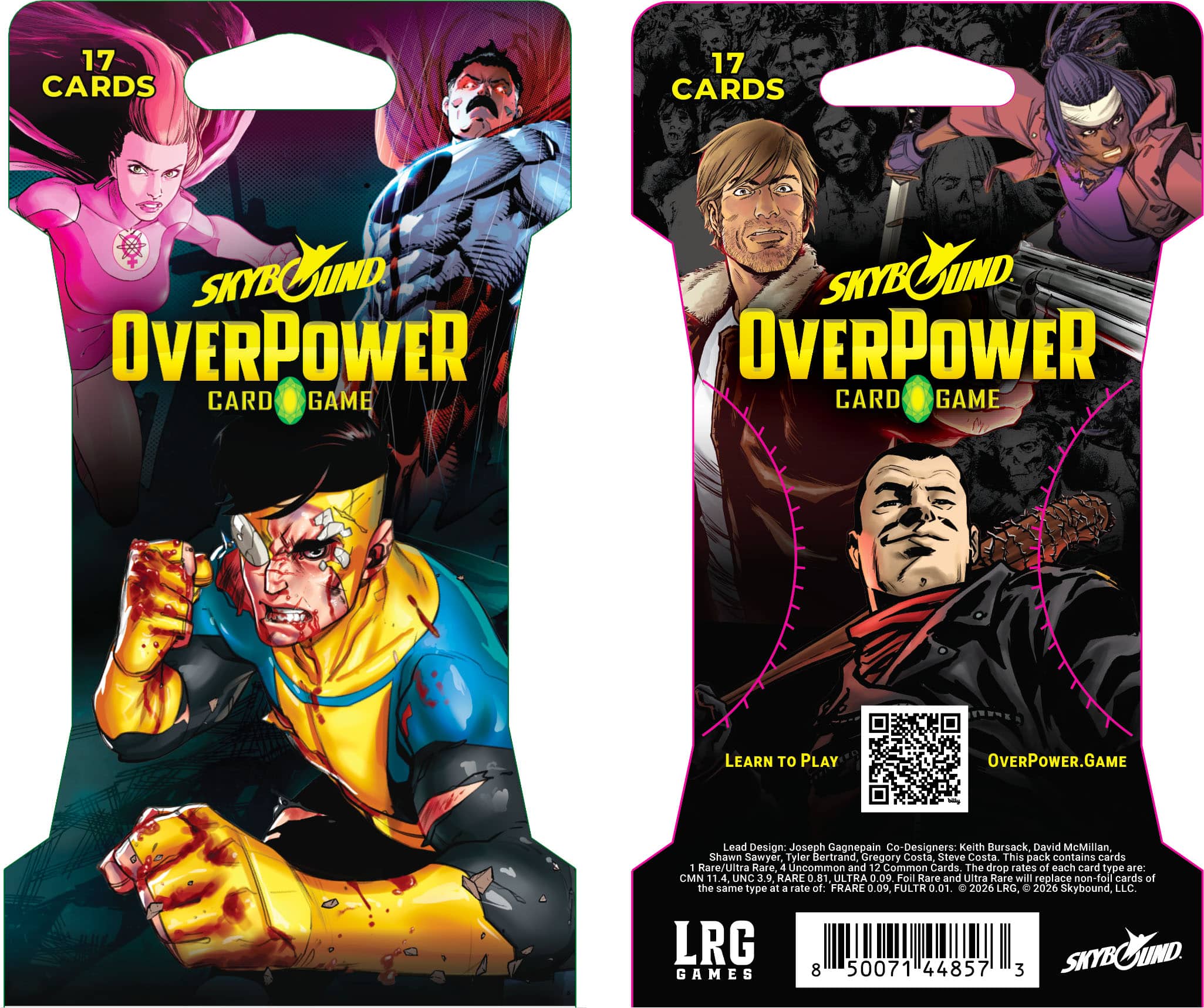 Overpower - Skybound Invincible/The Walking Dead Sleeved Boo