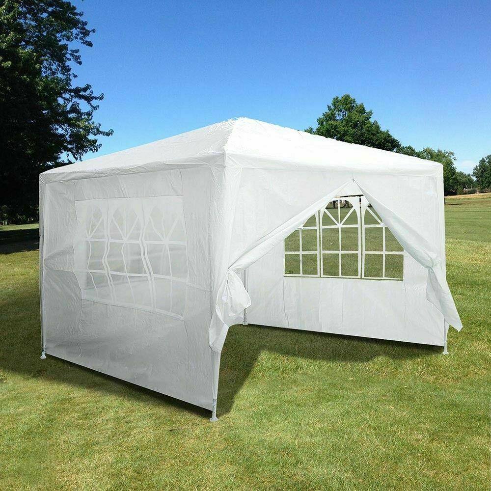 Front. Winado - 10'x10' Party Tent Outdoor Canopy Tent Gazebo Wedding Canopy 4 Side Walls Outdoor Canopy Patio Tent Camping.