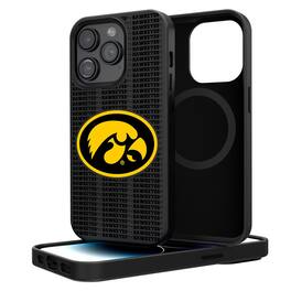 Keyscaper - NCAA - Iowa Hawkeyes Primary Logo iPhone Magnetic Bump Case - 15 - Black