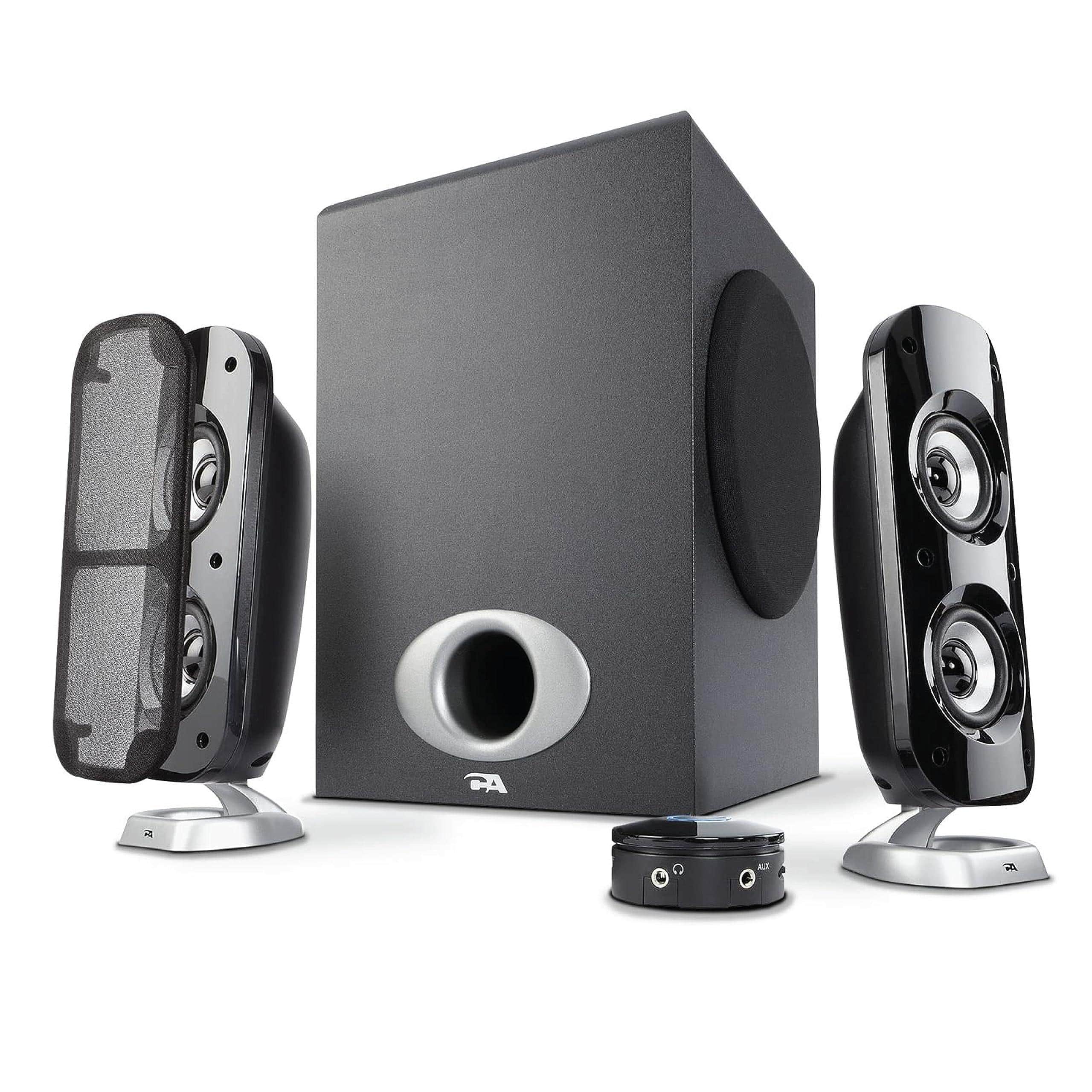 Cozy Serene - Ca-3610 Multimedia System Subwoofer Computer Speakers Great Music Movies Gaming - 2.1 80W