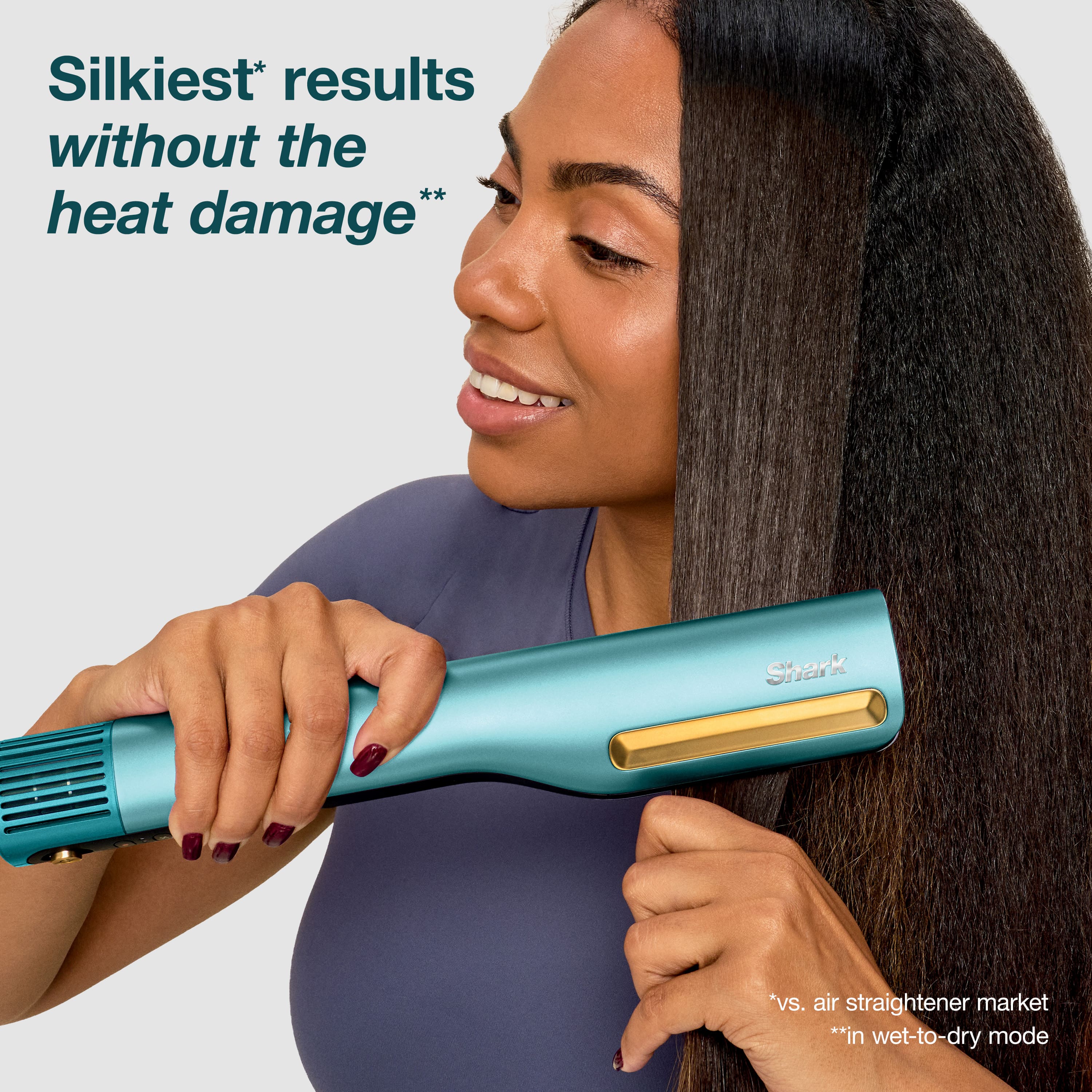 Shark SilkiPro Straight Wet to Dry Straightener + Rapid Blow Dryer
