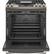 Alt View Zoom 1. GE - 5.6 Cu. Ft. Slide-In Gas Convection Range with Self-Steam Cleaning, Built-In Wi-Fi, and No-Preheat Air Fry - Slate.