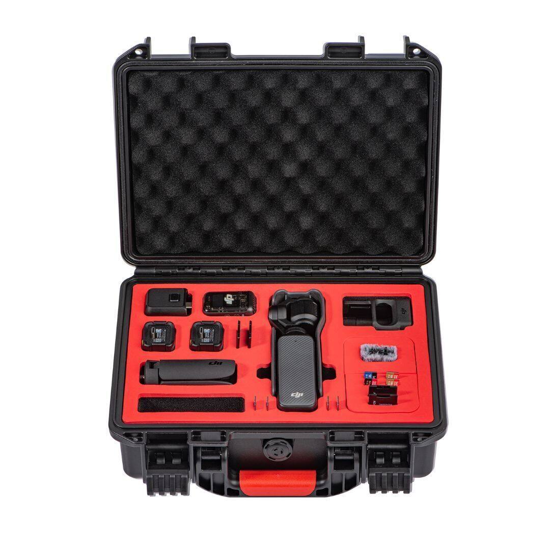 Angle. StartRC - STARTRC Waterproof Black Hard Case for DJI Osmo Pocket 3 Action Camera.
