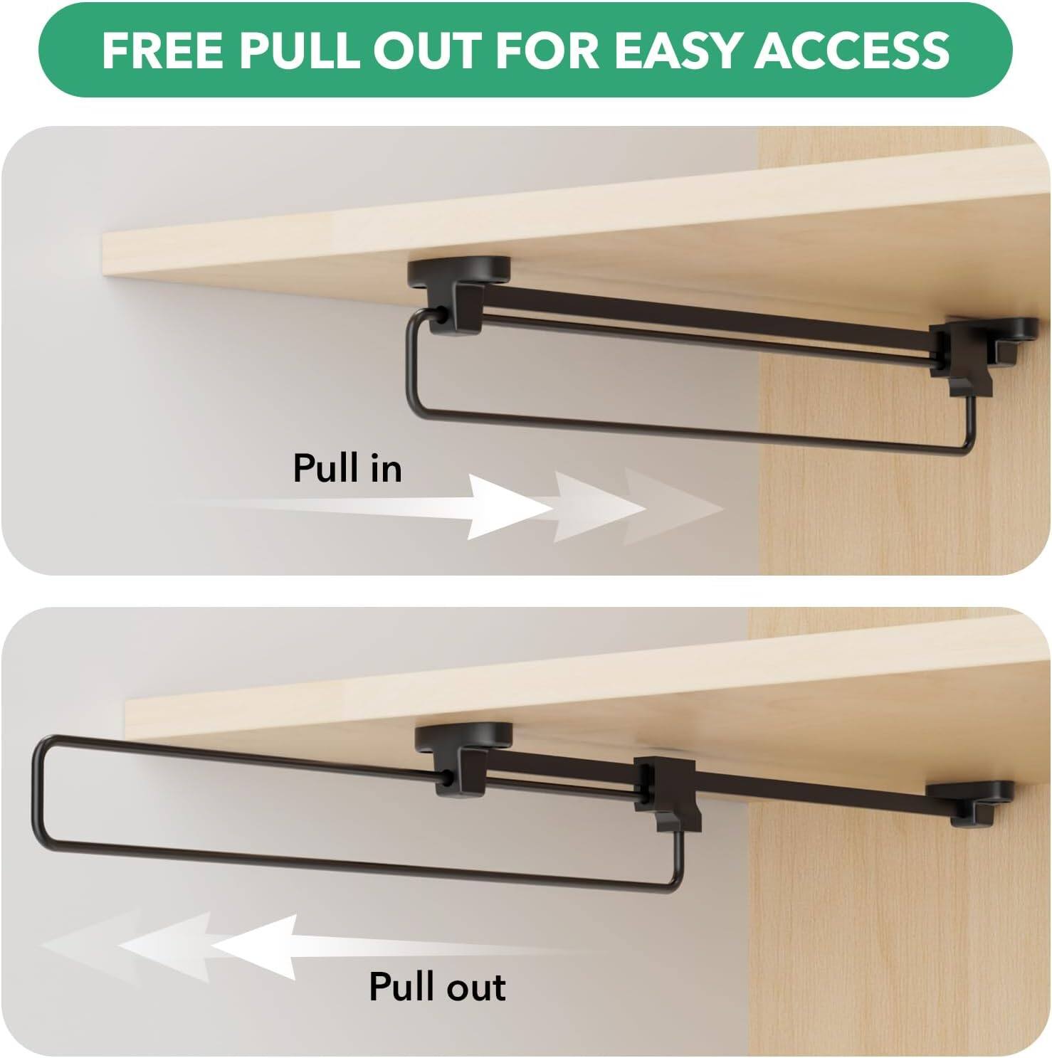 FREE PULL OUT FOR EASY ACCESS

Pull in

Pull out