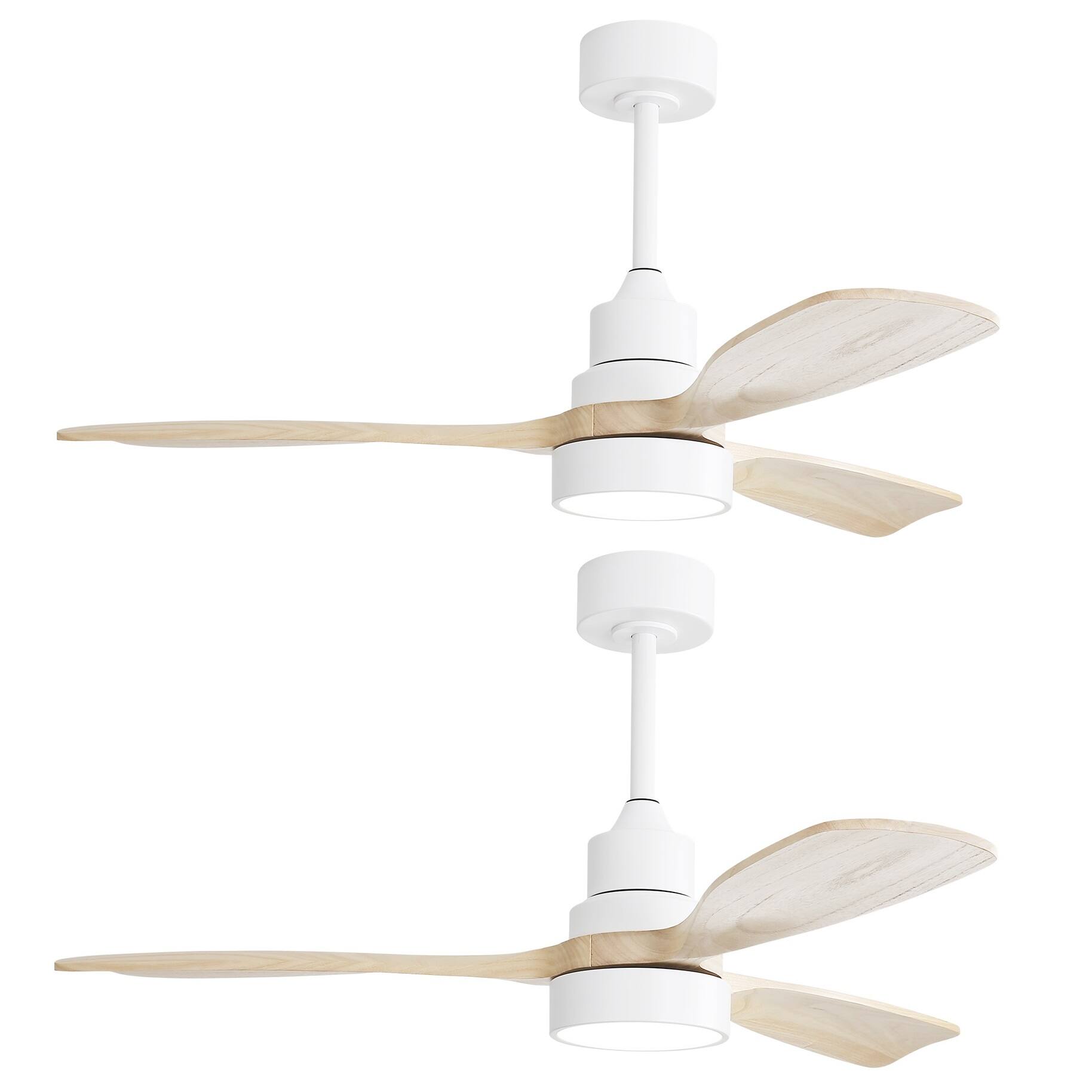 White Natural Wood - 2 Pack