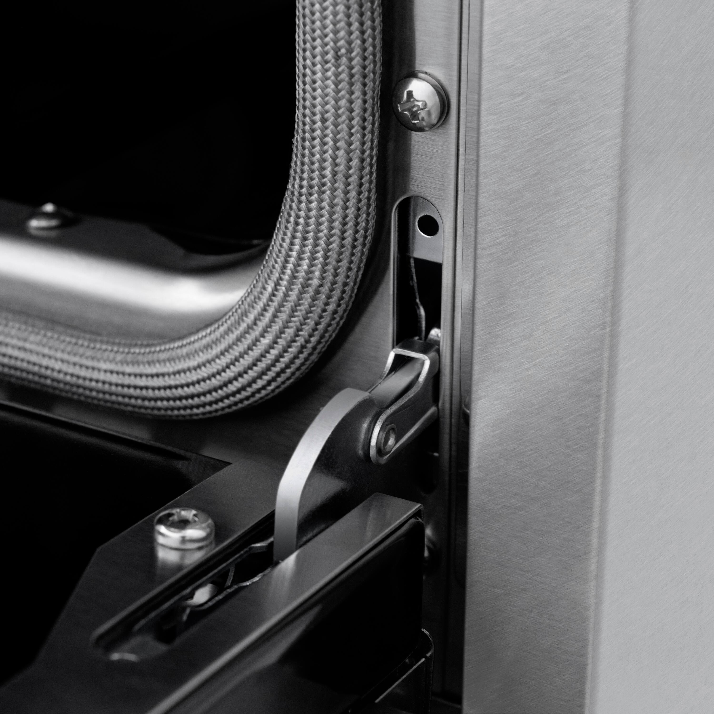 Alt View 12. ZLINE - ZLINE Autograph 48 in. Select Dual Fuel Satin Steel Range w/ Black & Bronze Accents (HDRSZ-BLM-48-CB) - Black Matte.