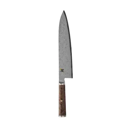 Front. Miyabi - Miyabi Black 5000MCD67 9.5-inch Chef's Knife - Black.