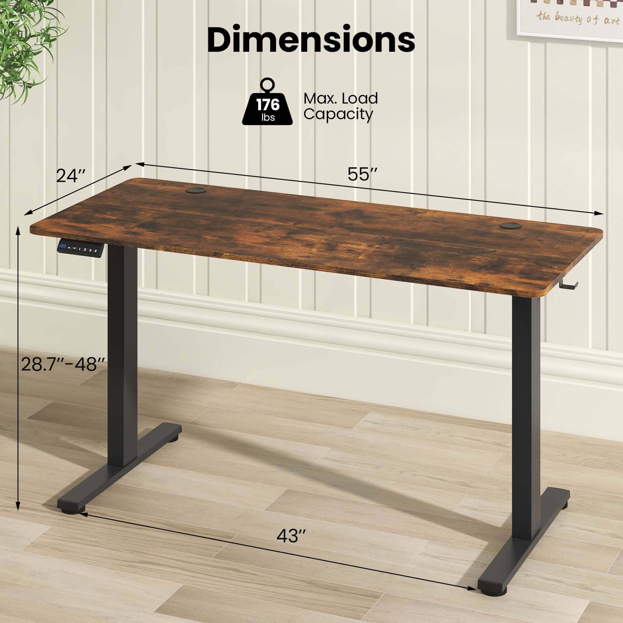 Dimensions: 24" x 55" x 43"
Max Load Capacity: 176 lbs