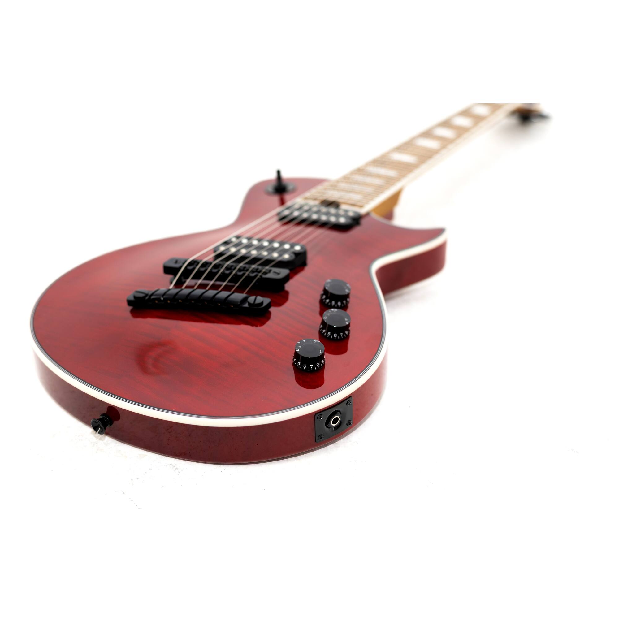 Alt View 1. Tagima - TAGIMA ALMACH 7 UQ TFR-DF Gloss Red Finish 7-String Electric Guitar.