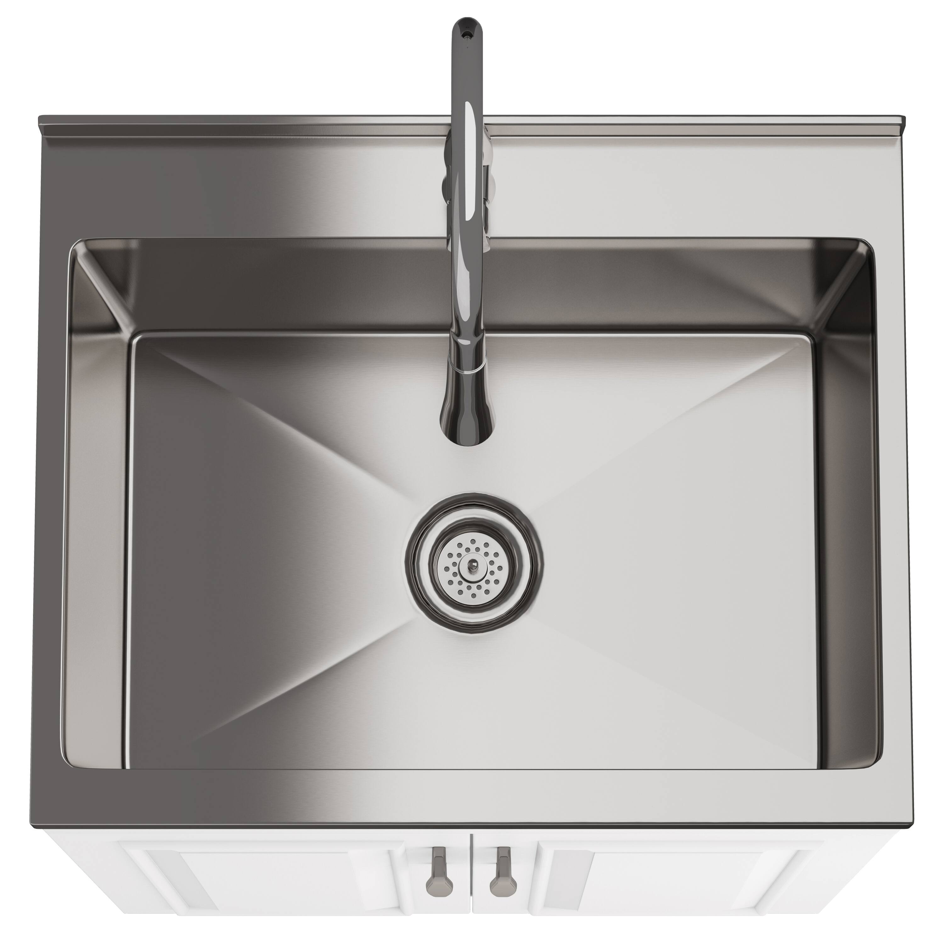 Darwin All In One 24 inch Laundry Utility Sink and Cabinet