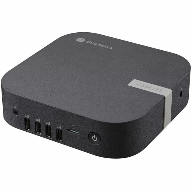 ASUS - Chromebox 5a CHROMEBOX5A-SC041UN Chromebox - Intel Celeron 7305 - 4 GB - 128 GB SSD - Mini PC - Eco Intel - Black