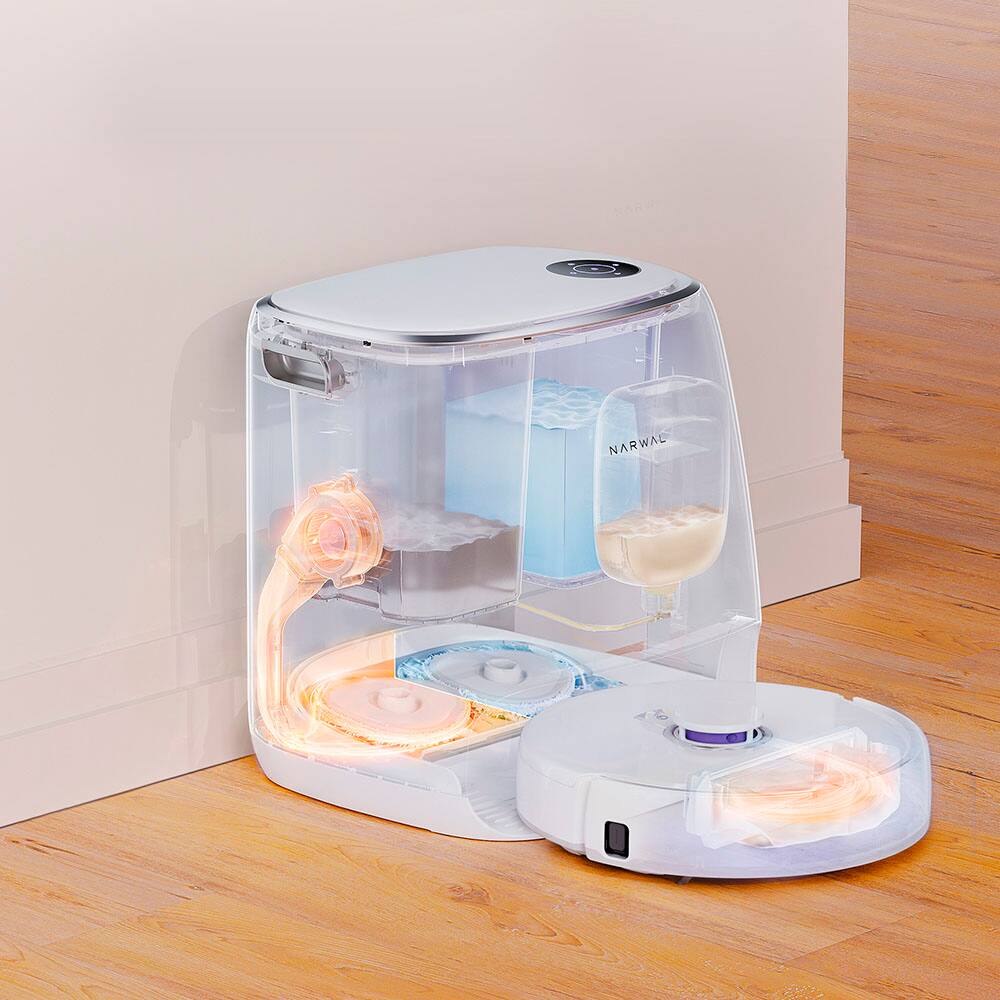 Alt View 14. Narwal - Freo X Ultra Bonus Pack Robot Vacuum - White.