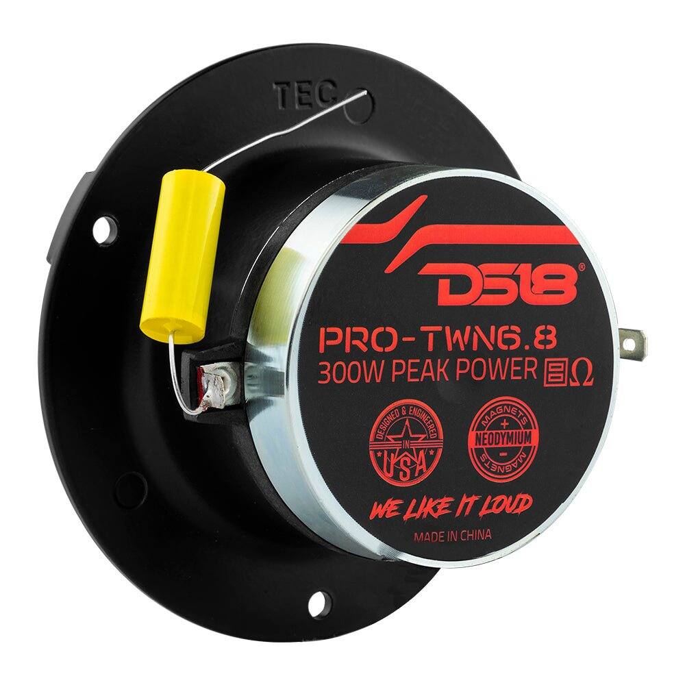 TEC  
D518 PRO-TWN6.8  
300W PEAK POWER  
DESIGNED & ENGINEERED IN USA  
NEODYMIUM MAGNETS  
WE LIKE IT LOUD  
MADE IN CHINA