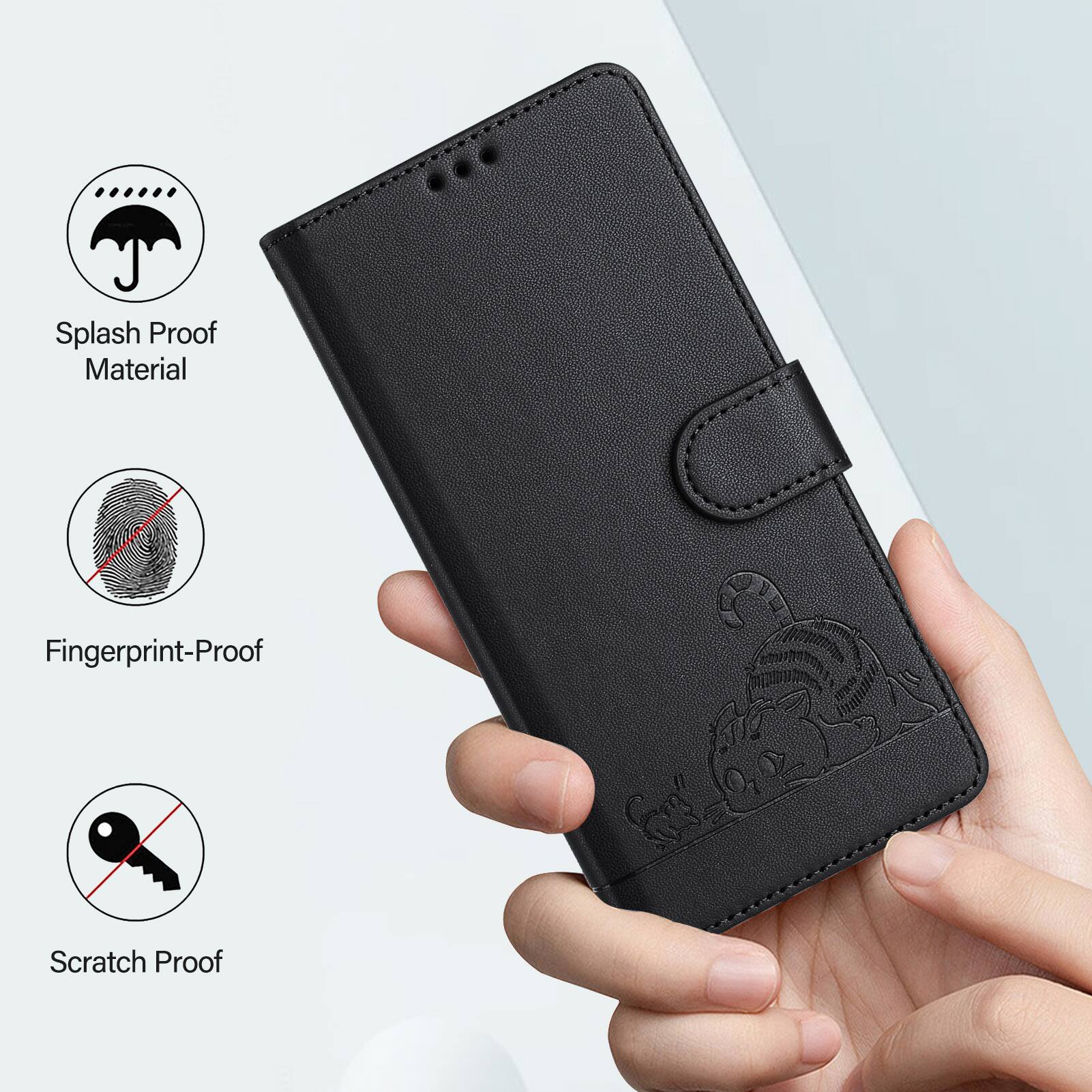 Splash Proof Material  
Fingerprint-Proof  
Scratch Proof