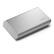 Angle. LaCie - 2TB External USB-C, USB 3.2 Gen 2 Portable SSD with Rescue Data Recovery Services - Gray.