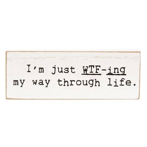 I'm just WTF-ing my way through life.