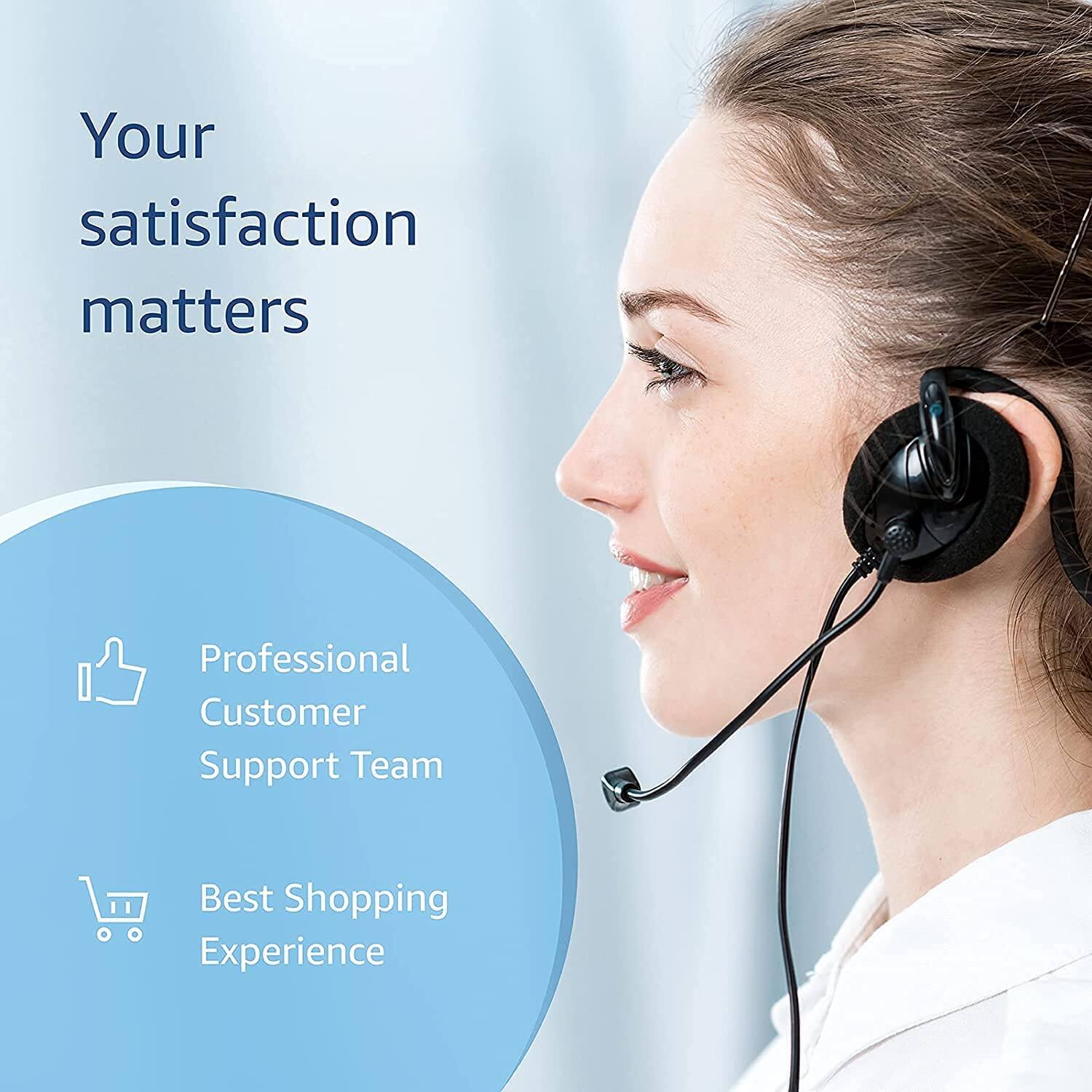 Your satisfaction matters

- Professional Customer Support Team
- Best Shopping Experience