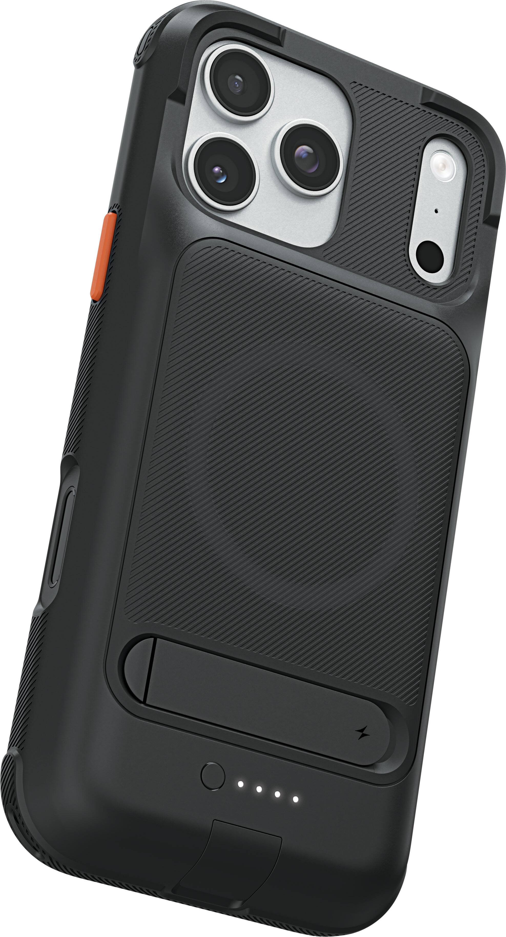 Left. mophie - mophie Juice Pack Extreme Apple iPhone 18 Pro Max and Apple iPhone 17 Pro Max - Black.