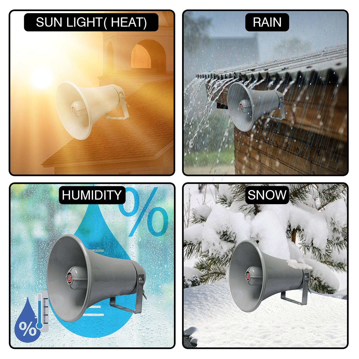 SUN LIGHT (HEAT)  
RAIN  
HUMIDITY %  
SNOW
