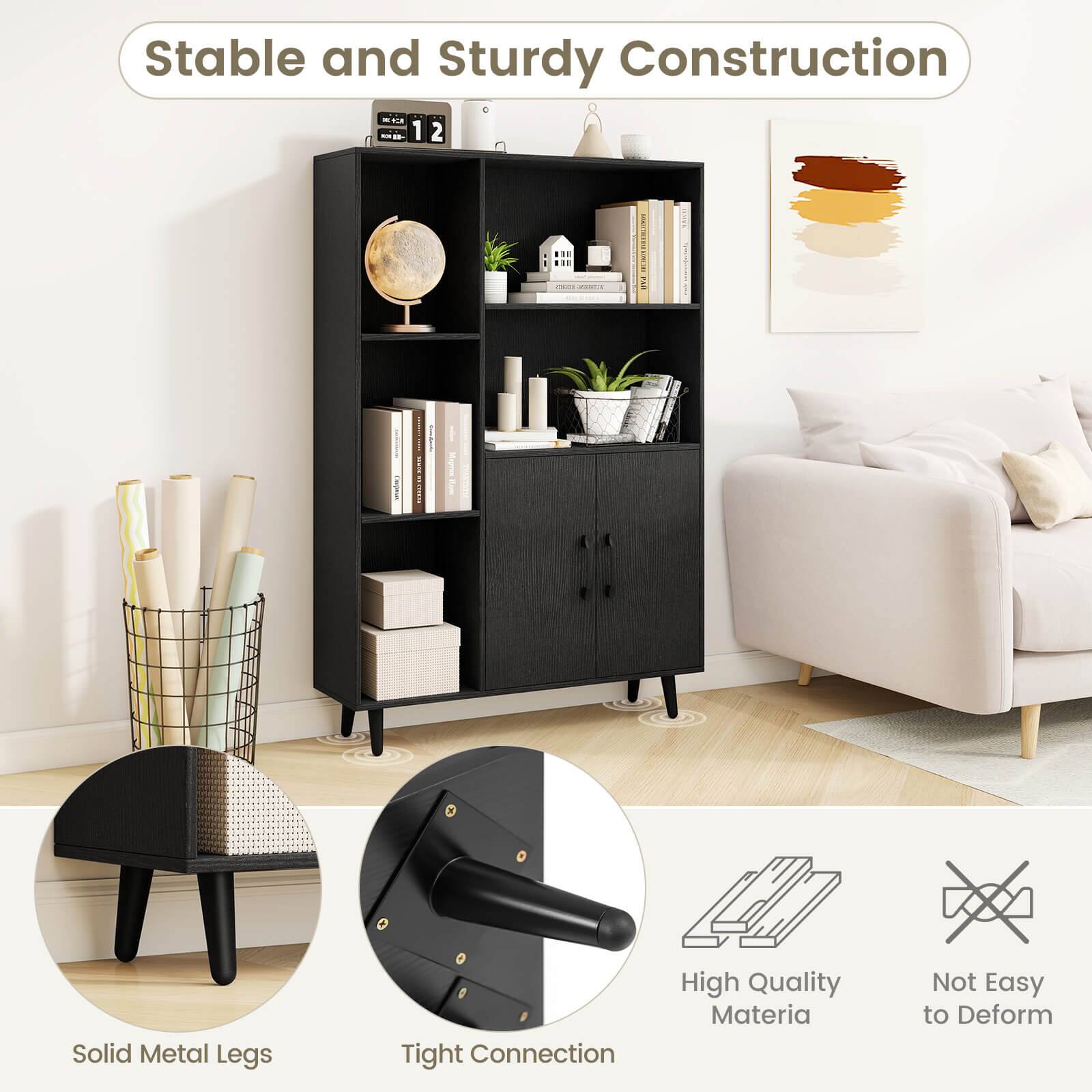 Stable and Sturdy Construction

- Solid Metal Legs
- Tight Connection
- High Quality Material
- Not Easy to Deform