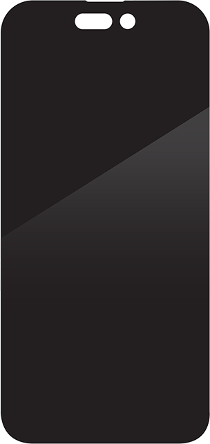 ZAGG - Invisible Shield Glass Privacy Antimicrobial Screen Protector - iPhone 14 Pro 5G Compatible - Clear