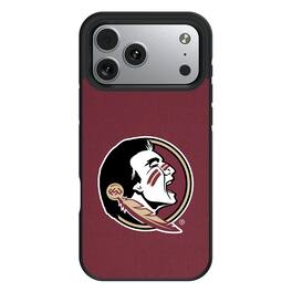 Keyscaper - NCAA - Florida State Seminoles Bump Case with 8.2ft Drop Protection - 16 Pro Max - Multicolor