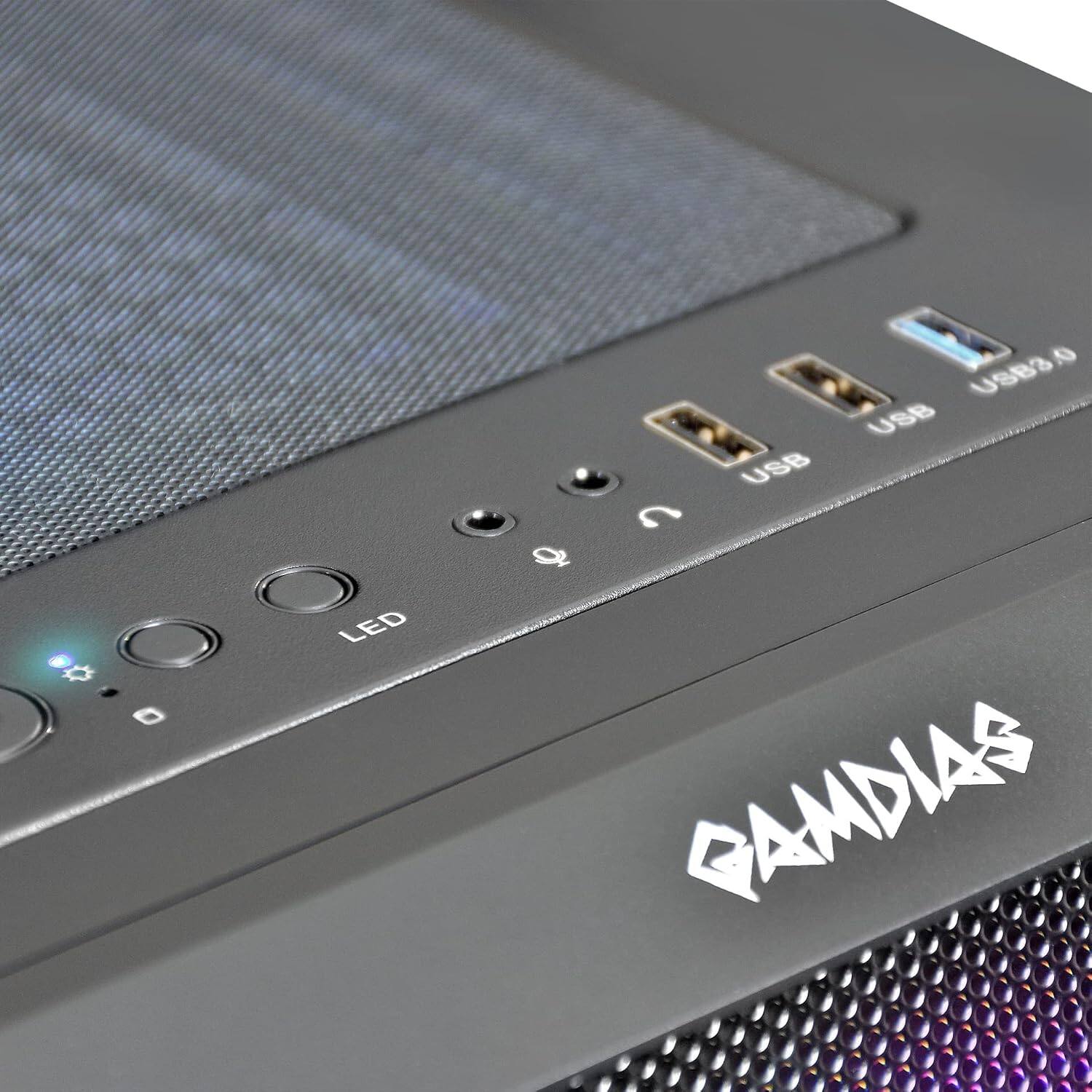 D 0 LED e USB3 USB USB 2 Q Gamdias