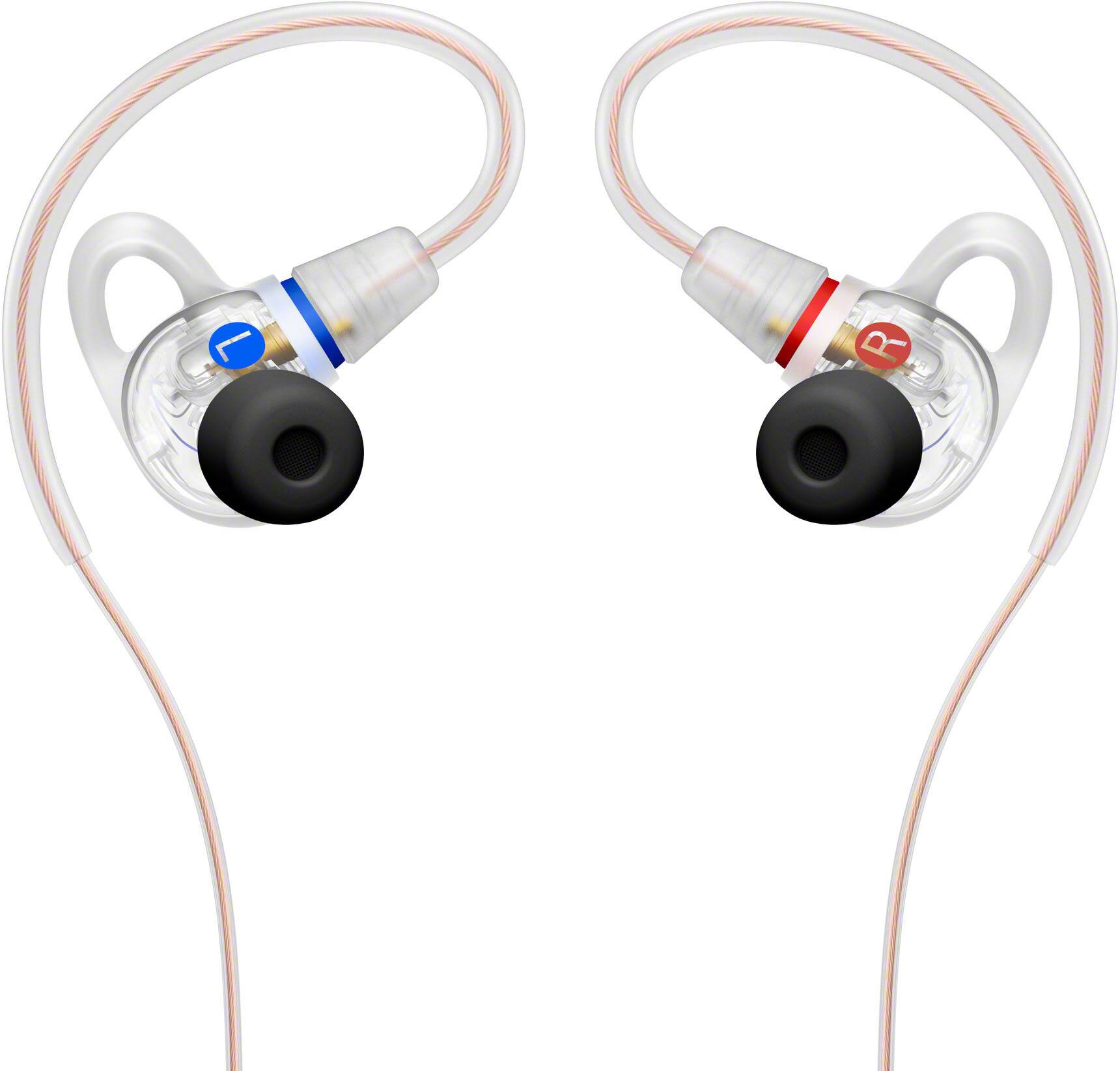 Alt View 1. Sony - IER-M500 In-Ear Monitor Earphones - White.