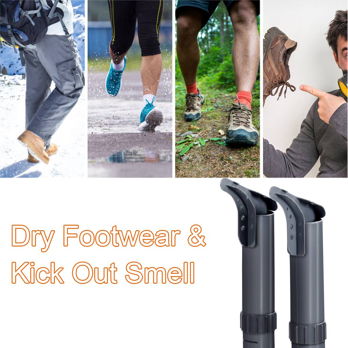 Dry Footwear & Kick Out Smell