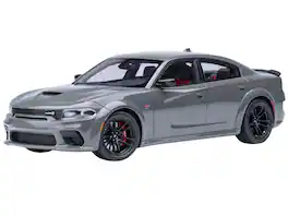 Dodge Charger Scat Pack Widebody Destroyer Gray 1/18 Car Model by Autoart