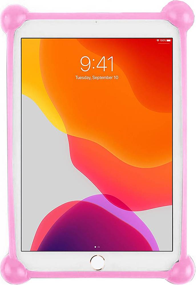 Front. SaharaCase - Bumper Case for Most Tablets up to 11" - Pink.