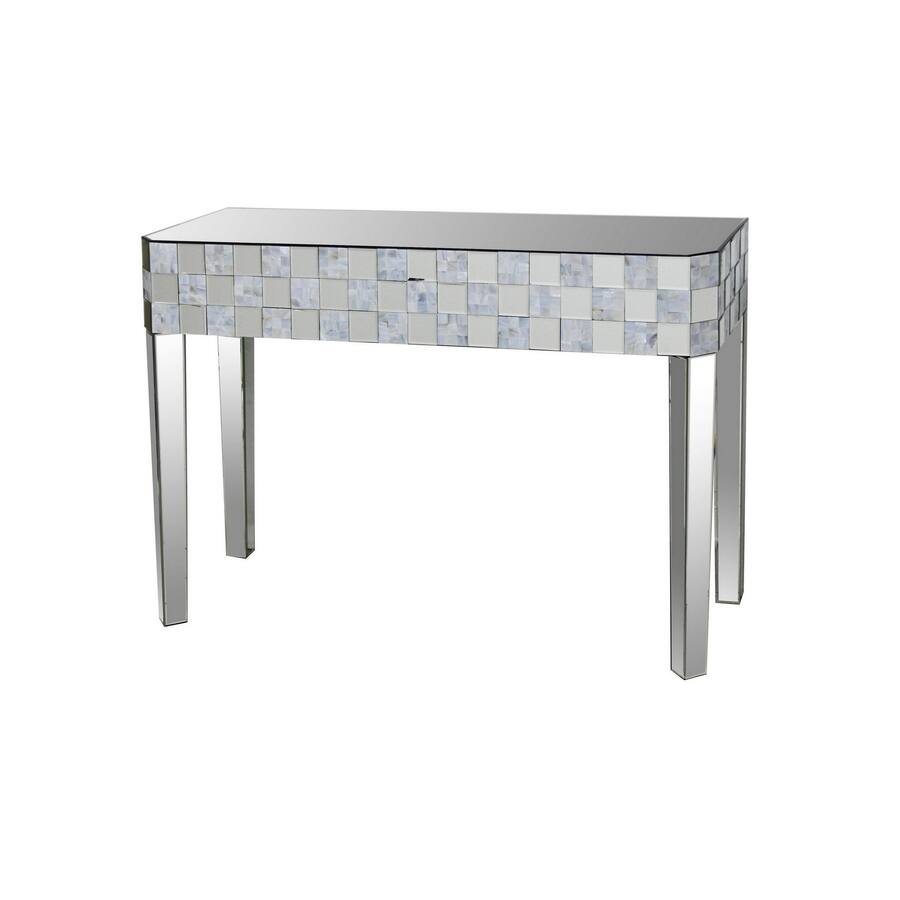 Shapes Using Pattern Blocks Manhattan Lane Frosted Chequered Pattern Console Table In Rectangular ...