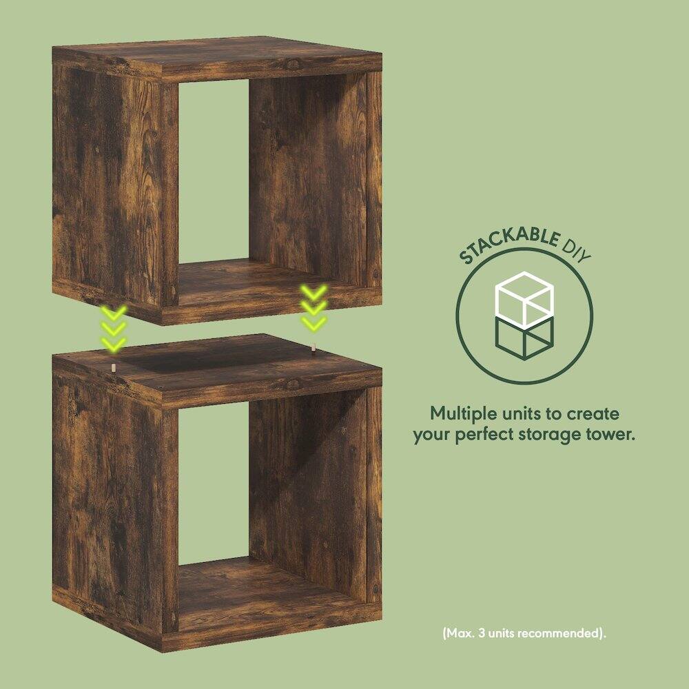 STACKABLE DIY  
Multiple units to create your perfect storage tower.  
(Max. 3 units recommended).