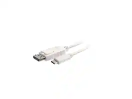 Cables to Go - C2G 26882 USB-C to DisplayPort Adapter Cable 4K 30Hz, White (12 Feet, 3.65 Meters)