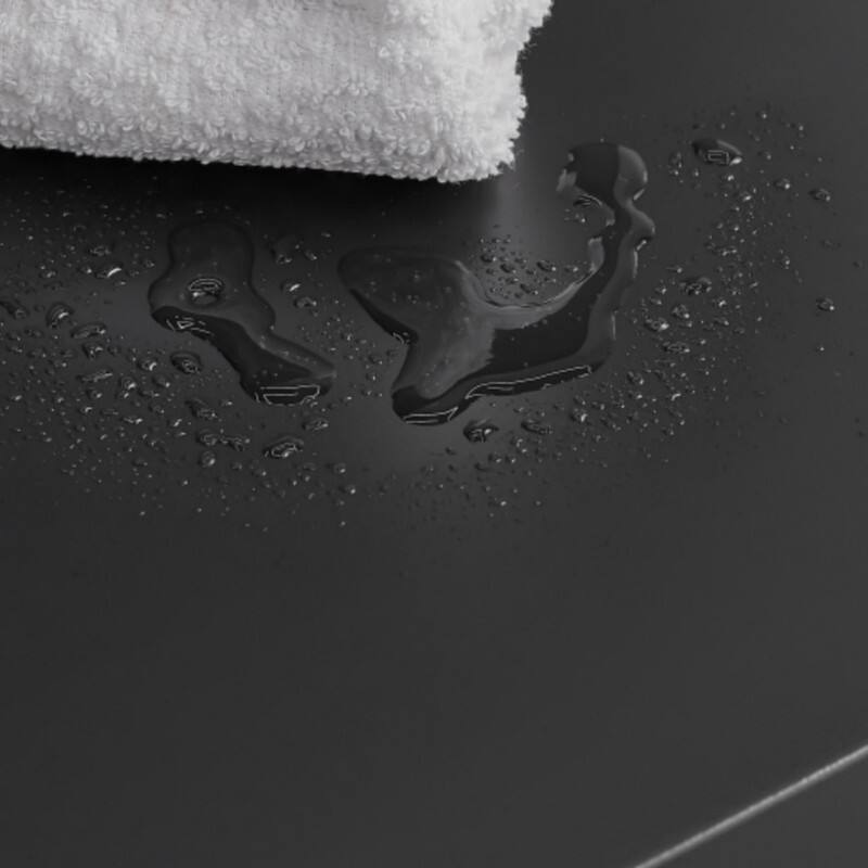 Alt View 6. ALEXOUN - Storage Cabinet with Door Locks, 2 Adjustable Shelves, Simple & Easy to Use, Suitable for Home, Office, Garage - Black.