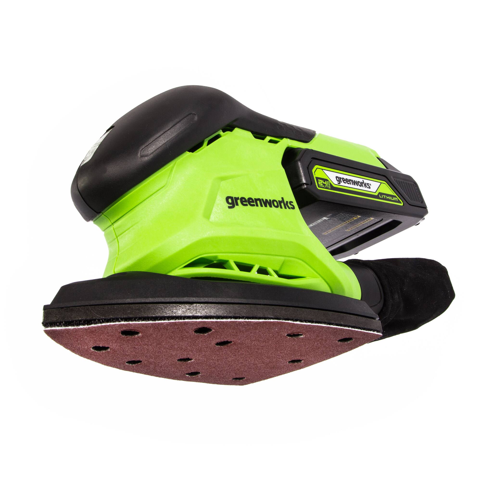 Alt View 11. Greenworks - 24-Volt Cordless Corner Finishing Sander (Battery and Charger Not Included) - Green.