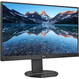 Philips - LCD Monitor with USB-C 27 LCD FHD Monitor (VGA, USB, HDMI) - Textured Black